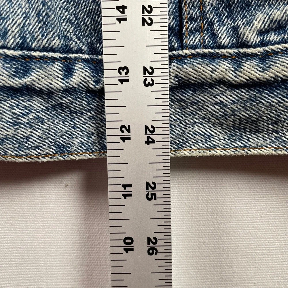 Vintage Levi's Denim Jacket Distressed‎ Trucker Mens Stonewash Blue Distressed - Picture 6 of 11